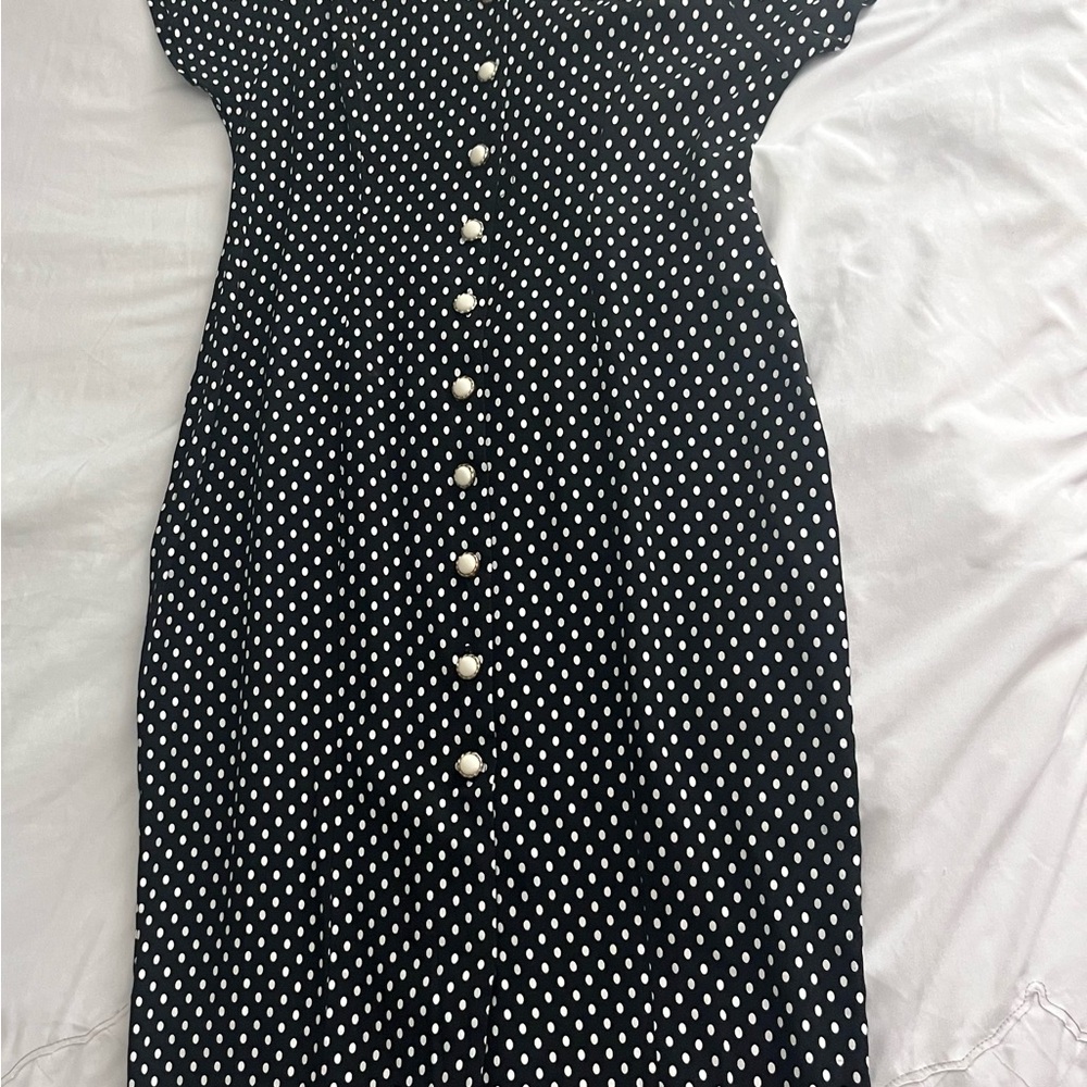 Black Polka Dot Dress